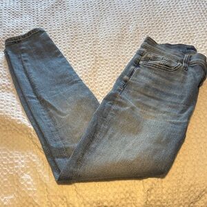 Light blue distressed Denim Jeans